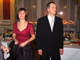 Jako vždy okouzlující paní profesorka Lupačová s manželem.